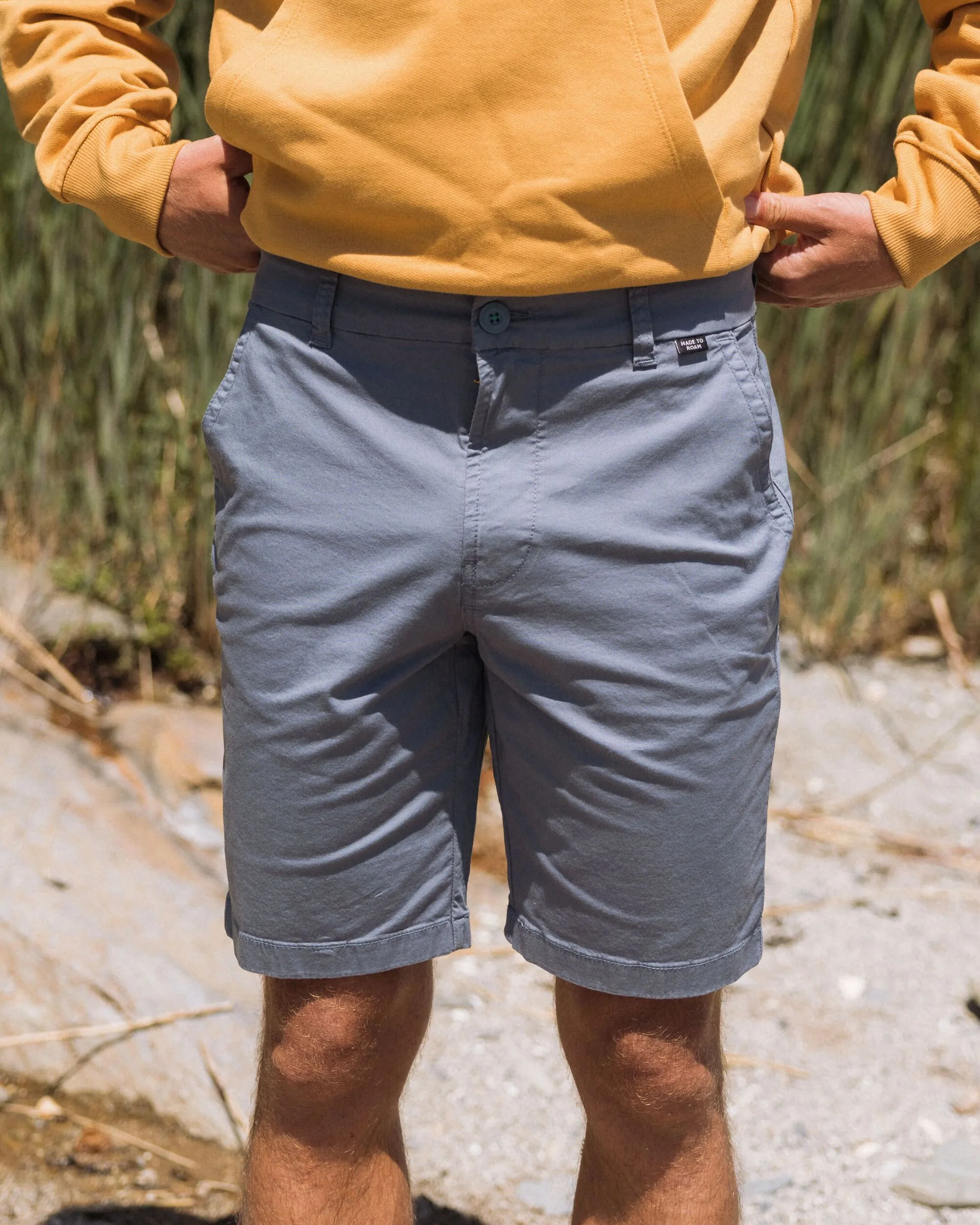 365 Light Organic Cotton Shorts - Storm Grey