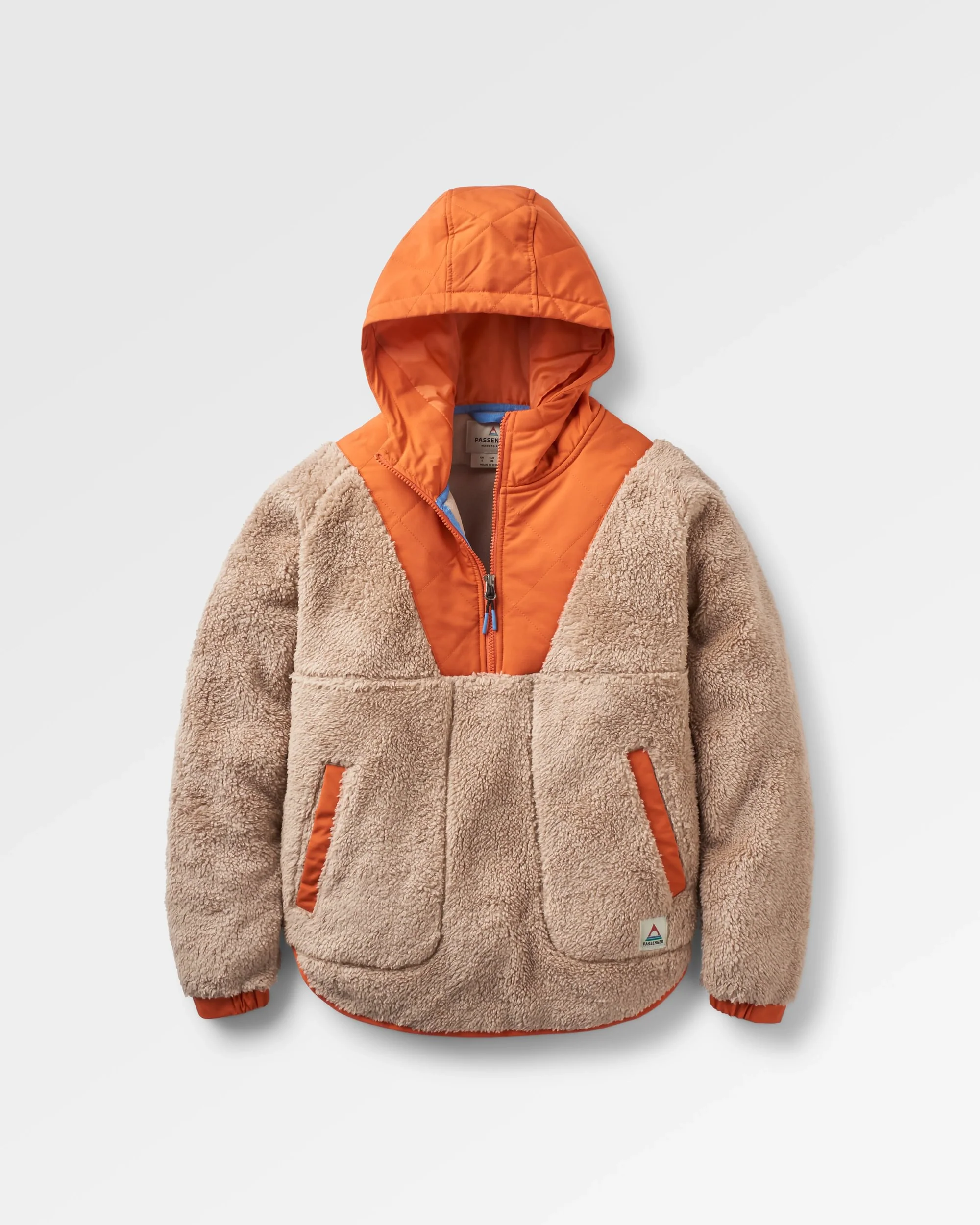 Beaumont Sherpa Hooded Fleece - Simply Taupe