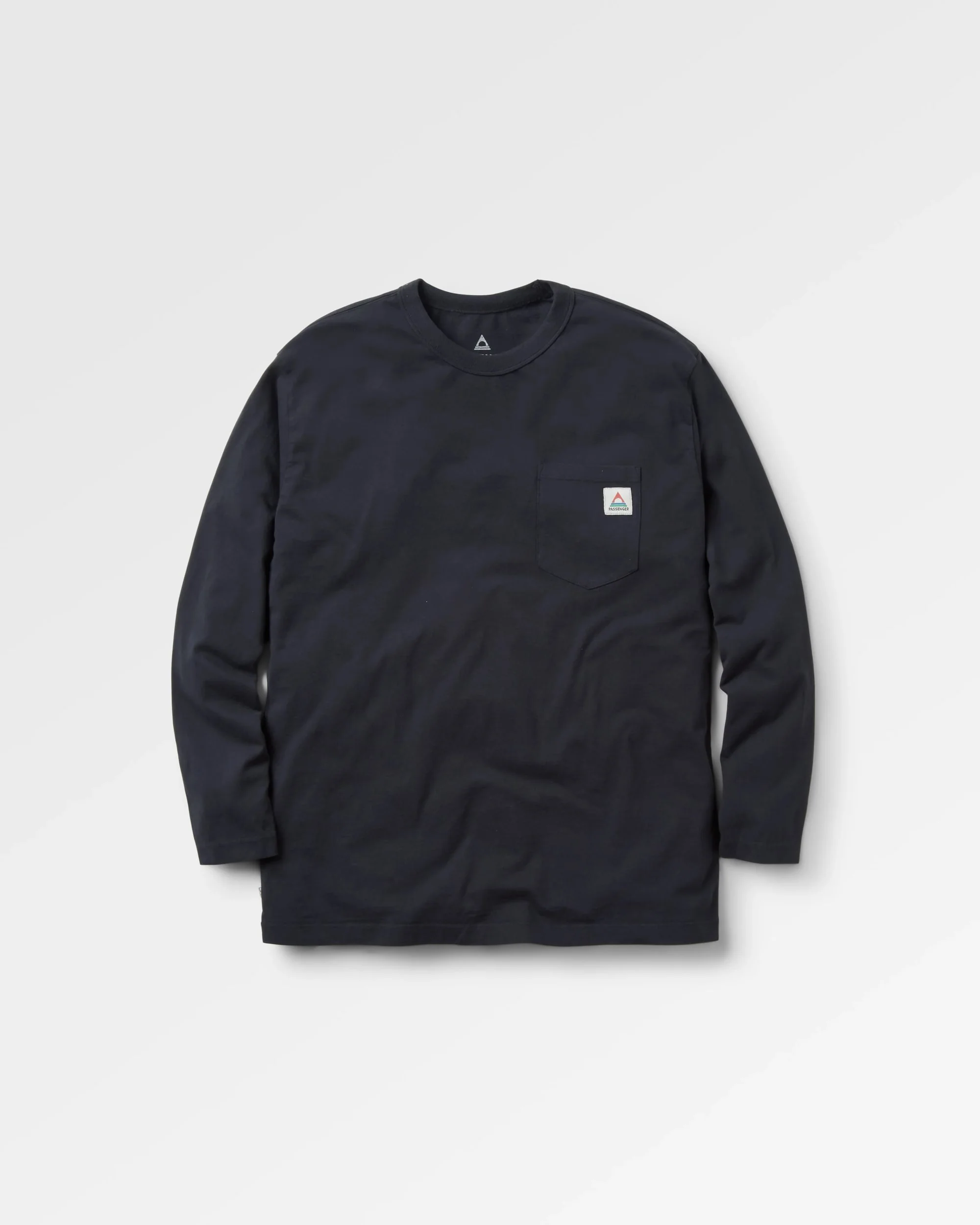 Heritage Organic Relaxed Fit LS T-Shirt - Black - Image 2
