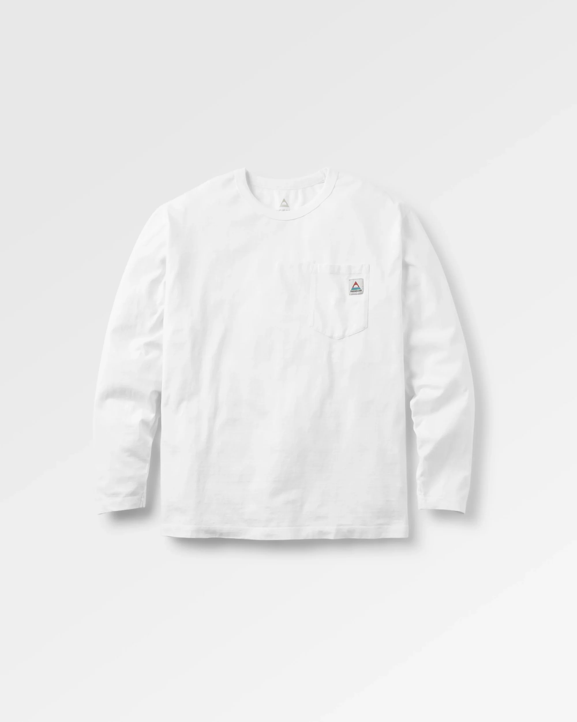 Heritage Organic Relaxed Fit LS T-Shirt - White - Image 2
