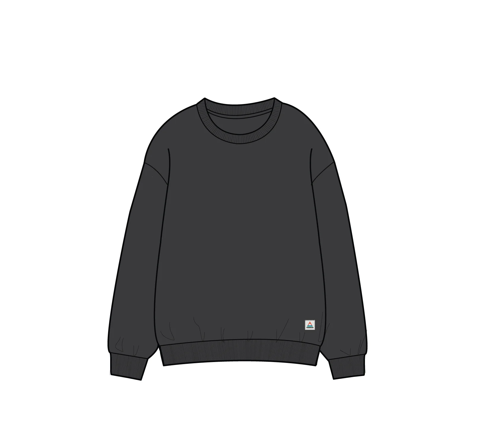 Heritage Women's Sweatshirt - Faded Black - Image 6