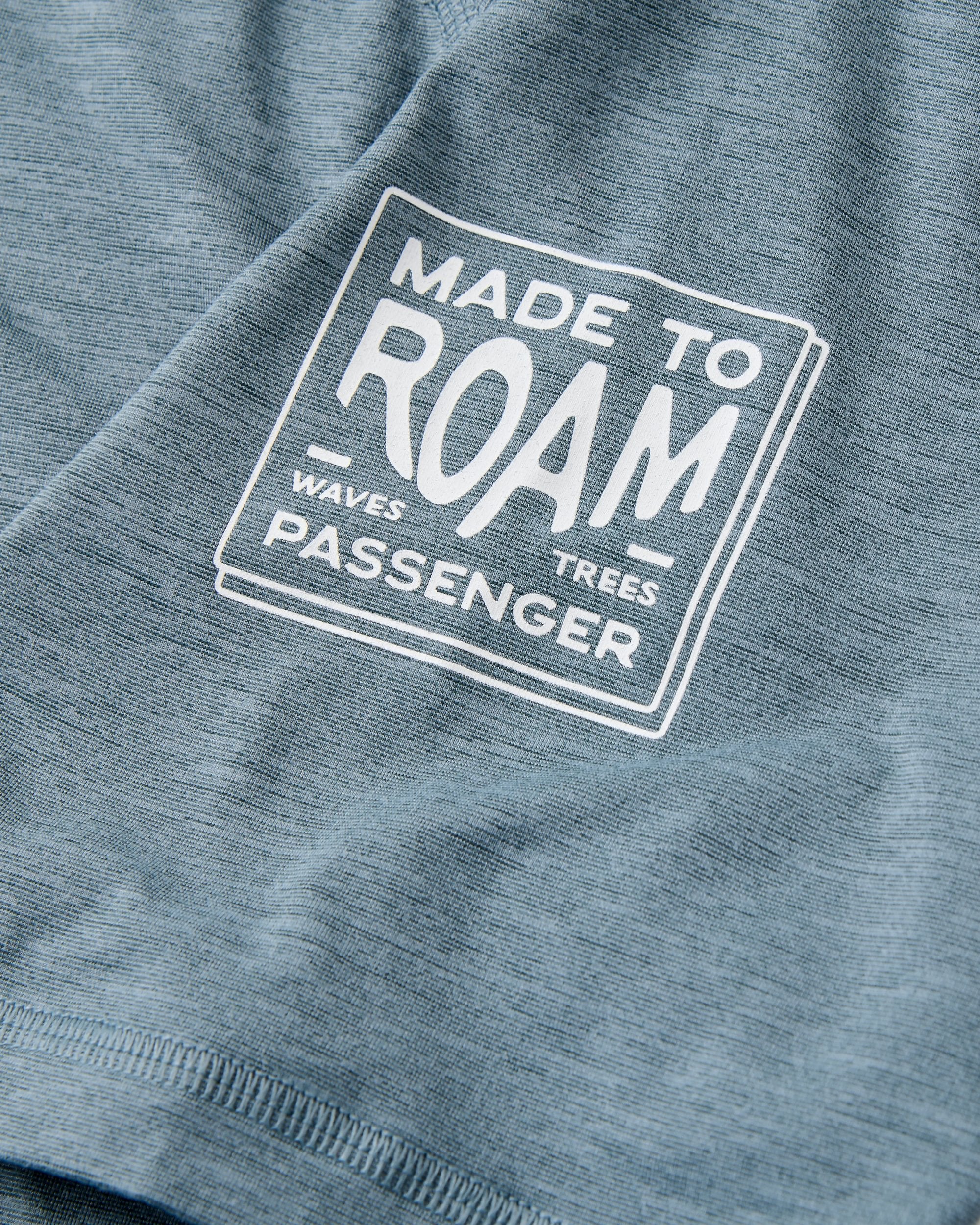Light Ray Lightweight Surf T-Shirt - Storm Grey Marl - Image 2
