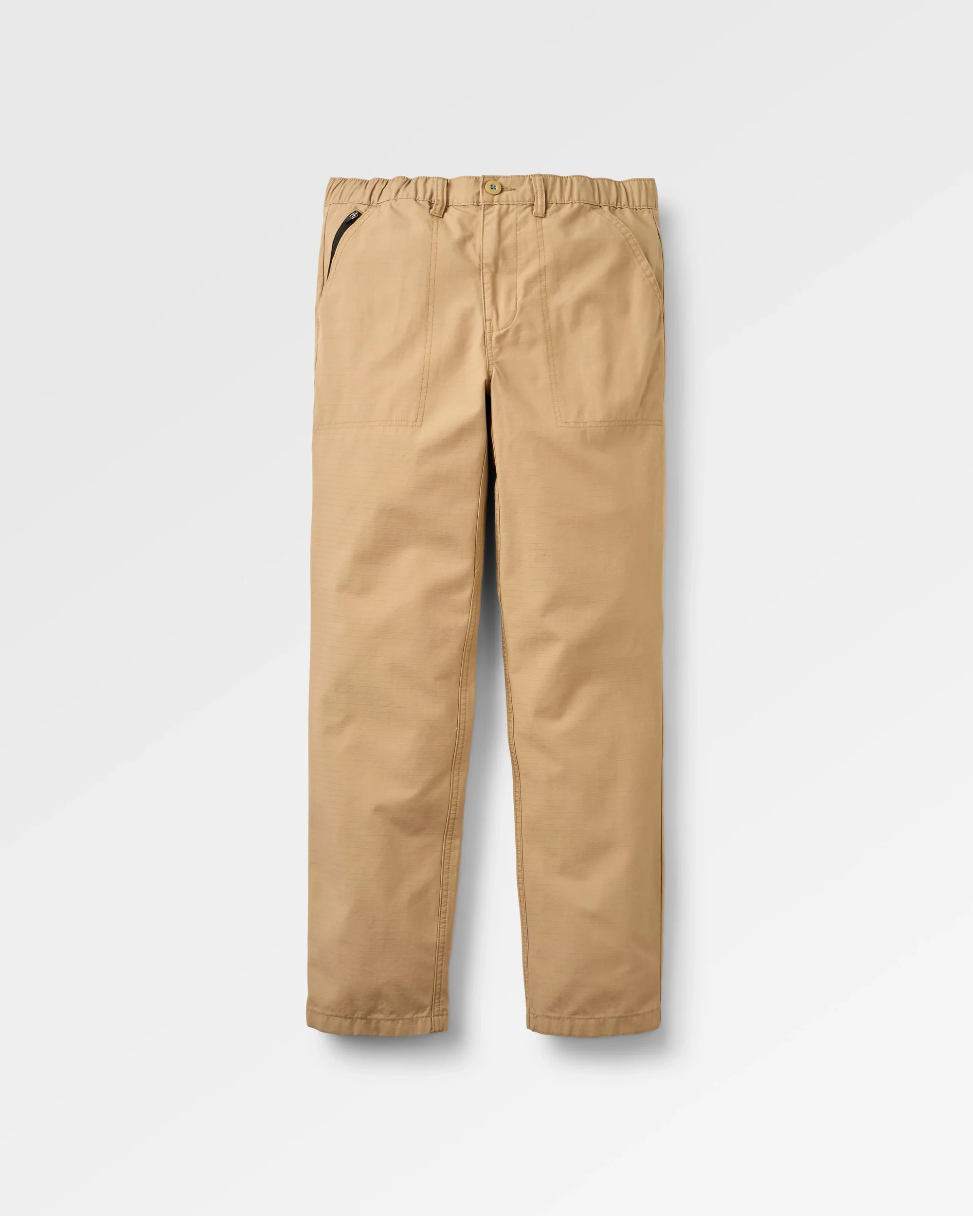 Rif-Raf Organic Cotton Ripstop Trouser - Biscuit - Image 2
