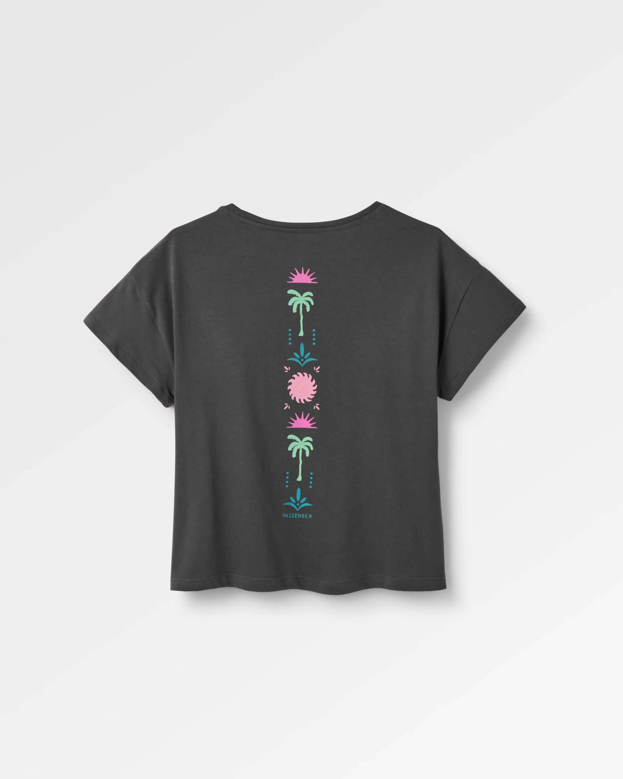 Stack Pocket T-Shirt - Faded Black - Image 2