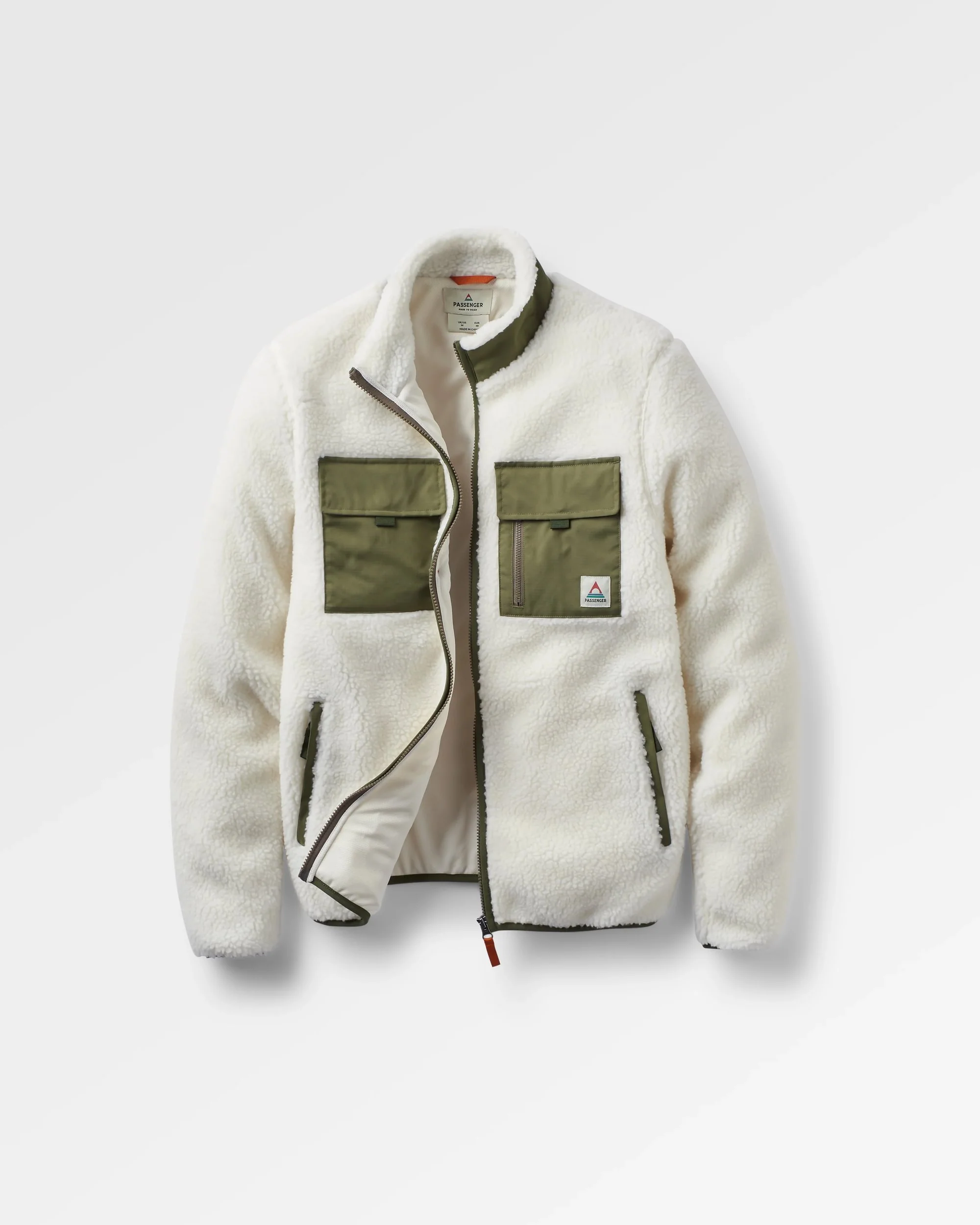 Valiant Deep-Pile Sherpa Fleece - Off White